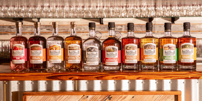 Old Savannah Distillery bottles