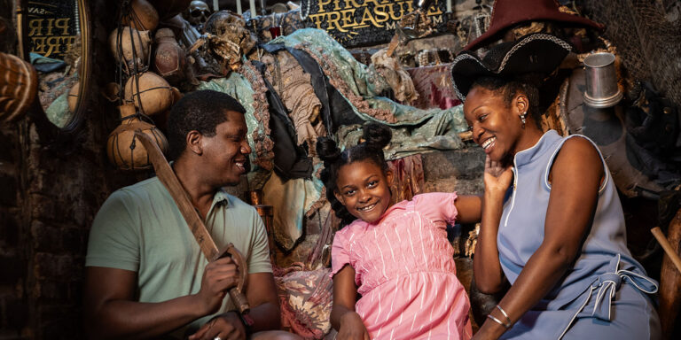 Family at Savannah Pirates and Treasure Museum