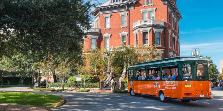 Savannah Old Town Trolley at Kehoe House
